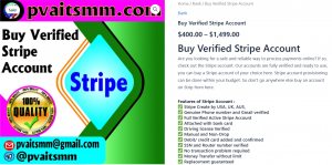 Buy Verified Stripe Account